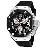 Swiss Legend Mens 10541-01-BB Trimix Diver Collection Chronograph Black Rubber Watch