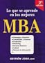 Lo que se aprende en los mejores MBA