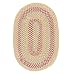 Brook Farm Tea-Stained Oval Braided Rug