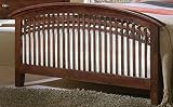 The Casual Collection Queen Arched Slat Footboard (Chocolate Ash)