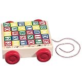 Melissa and Doug Classic ABC Block Cart