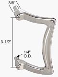 CRL Chrome Outside Shower Door Pull Handle