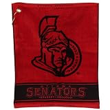 NHL Ottawa Senators 16'' x 19'' Woven Terry Golf Towel - Red