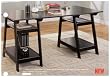 TRESTLE STYLE OFFICE DESK IN BLACK FINISH