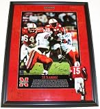 Tommie Frazier Framed Autographed/Hand Signed Nebraska Cornhuskers 18x24 Poster (75 Yard Run)