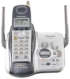 Panasonic KX-TG5431S 5.8 GHz DSS Cordless Phone with Answering System (Silver/White