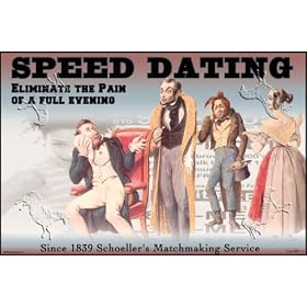 Art Poster, Speed Dating - 27.5 x 18.75