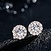 Bamoer Cubic Zirconia Flower Design 3/8