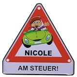 Produkt-Bild: Albatros - Achtung-Schild Nicole am Steuer