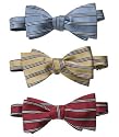 Horizontal Stripe Bow Tie
