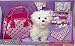   - Furreal Friends Teacup Pup  Maltese VALUE PACK with BONUS Collar, Comb and Bandana!