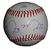 Mikie Mahtook Autographed ROLB Baseball, Tampa Bay Rays, Proof Photo