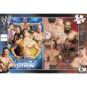 Ravensburger WWE 100 piece jigsaw puzzle and poster
