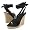 CutesyGirl Tanuki02 Espadrilles Black 6.5 Black