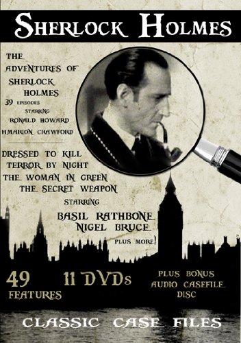 Sherlock Holmes Classic Case Files - (11 DVD set) 49 Features with BONUS MP3 CD