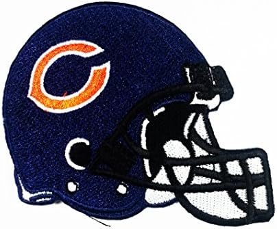 Chicago Bears Helmet Embroidered Iron on Patch for Collection with Free Shipping By Pbear Shop