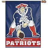 NFL New England Patriots 27-by-37-Inch Vertical Flag