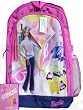 Fancy Barbie Pink Backpack for Girls and Water Bottle