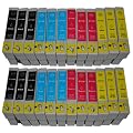 E715_2_ES 30x Cartuchos Compatible con Epson Stylus T0711 T0712 T0714 T0714
