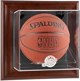 Utah Jazz Framed Wall Mounted Logo Basketball Display Case