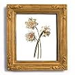 Narcissus, German School, circa 1790 - Gold Frame Magnet with pop-out easel (2-3/4" x 2-1/2")