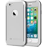 Seidio OBEX Waterproof Case for the iPhone 6/6S [Drop Proof] [Everyday Protection] - Retail Packaging - White/Gray