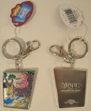 Disney's Alice In Wonderland & Cheshire Cat Pewter Keyring