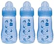 MAM 270 ml Baby Bottles 3-Pack (Blue)