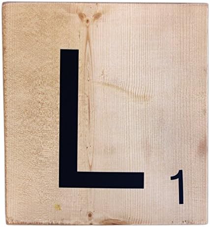 9.5" x 9.5" Oversized Board Game Letter Tile (L)