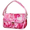 Rebelle Signature Friendship Bag Double Zip Around Saddle Bag - Pink