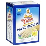 Mr. Clean 4850-01 Vinyl Disposable Gloves, Case Pack, Twelve - 50 Count Boxes