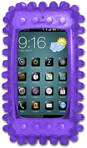 FoneFace BOUNCE GRAPE The ONLY Universal Cover - Skin - Retail Packaging - Purple