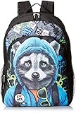 Skr Club Boys' Raccoon Photo Fashion Backpack [並行輸入品]