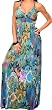 MAXI BOHO SUMMER GOWN VINTGE HALTER CELEBRITY BEACH PARTY DRESS