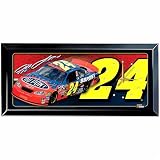JEBCO Clocks Jeff Gordon Wooden Desk Clock