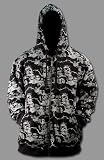 Avirex - Avirex "Barbed Prez" Mens Zip Up Hoody - Black or White