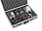 Xenon Umr&uuml;stkit H3 HID universal in schwarzer Metallbox 8000K