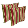 Set of 2 Toss Pillows - Multiple Fabrics
