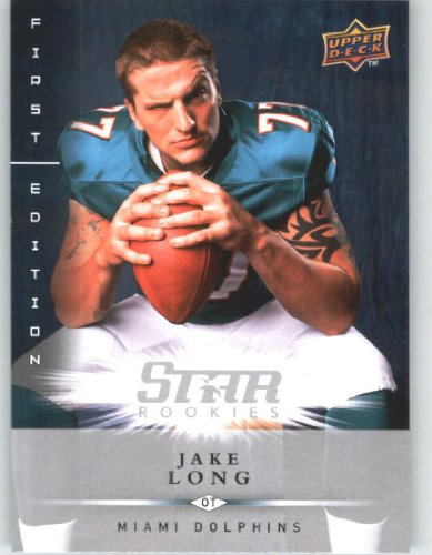 2008 Upper Deck First Edition #214 Jake Long RC - Miami Dolphins ((RC - Rookie Card))(Football Cards)