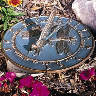 Whitehall Dragonfly Sundial Verdigris - 00694