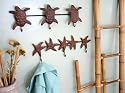 Rustic Five Starfish Coat Rack