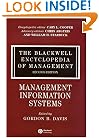 The Blackwell Encyclopedia of Managements, Management Information Systems (Blackwell Encyclopaedia of Management) (Volume 7)