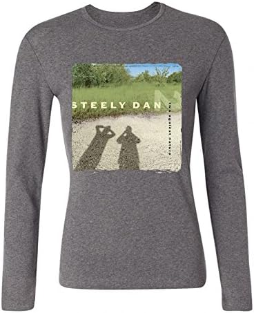 SaXiMi Women's Steely Dan Two Against Nature Long Sleeve T shirts Size XXL Grey