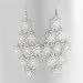 Filigree Silver Metal Earrings