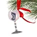 North Carolina Tar Heels (UNC) Hand-Painted Mini Wine Glass Christmas Ornament