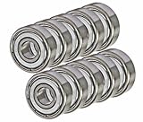 10 Bearing 2x5 Shielded 2x5x2.3 Miniature Ball Bearings VXB Brand