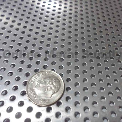 Online Metal Supply 316 Stainless Steel Perforated Sheet .030