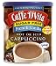 Caffe D'Vita Sugar Free French Vanilla Cappuccino Mix, 8.5-Ounce Canisters (Pack of 6)