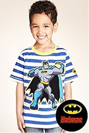 Pure Cotton Batman™ Striped T-Shirt