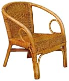 Hansen Korb 3828/KI Kindersessel aus Peddigrohr B 40 T 40 H 49 SH 27 cm, natur